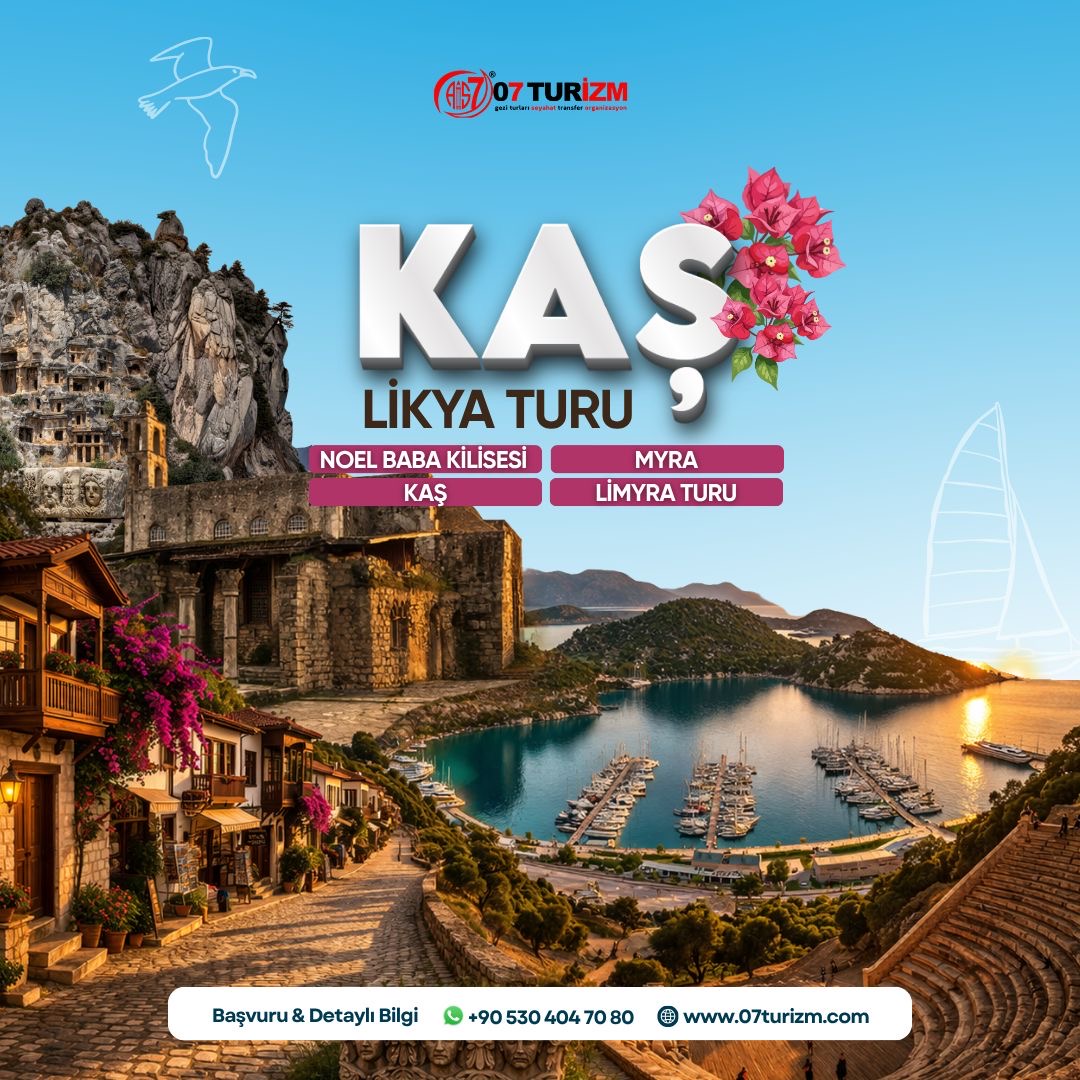 Kaş Limyra Demre Noel Baba Myra-LİKYA TURU 