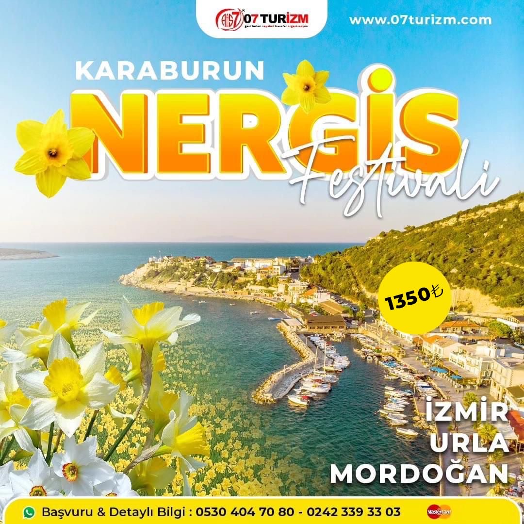 Karaburun Nergis Festivali Turu / İzmir Turu